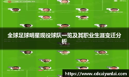 全球足球明星现役球队一览及其职业生涯变迁分析